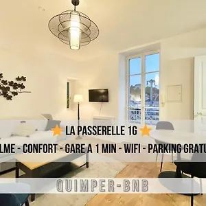Le Passerelle 1g - Confort - Wifi - Centre A Pied Quimper